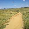 Old Territorial Road looking North across the prairie