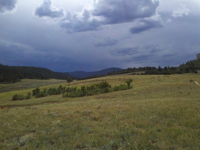 Looking Southwest over Eagle Pass as the afternoon clouds start to build