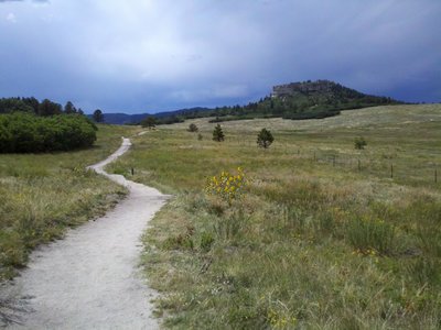 Looking west towards Eagle Pass with Eagle Mountain to the right