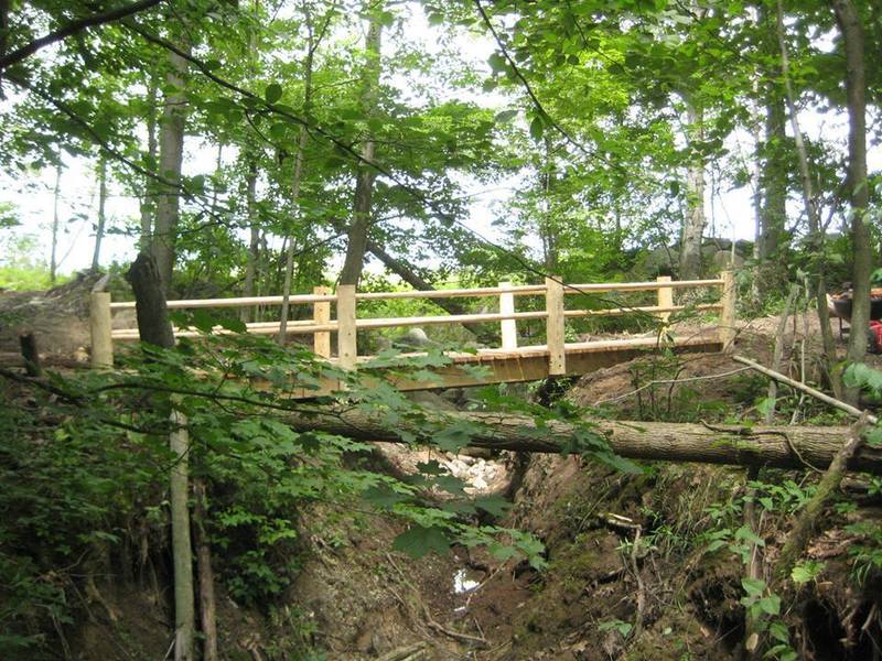 Bridge over ravine