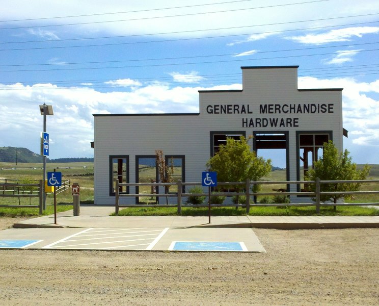 Greenland Open Space's main trailhead area