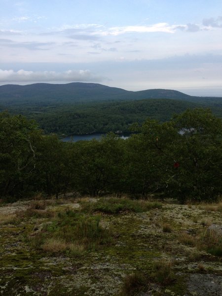 Camden Snow Bowl, view from the Overlook near the top of the Tempest and Pitch Pole trails