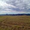 Views back to the Front Range foothills from Rim Rock