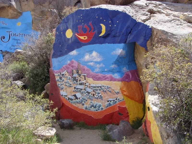 Another view of one of the rock murals