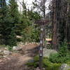 Broken Thumb trail is open to motorcycles, horses, bicycles, and pedestrians. This is the upper trailhead.