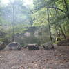 Fox Rock Quarry, an abandoned granite quarry