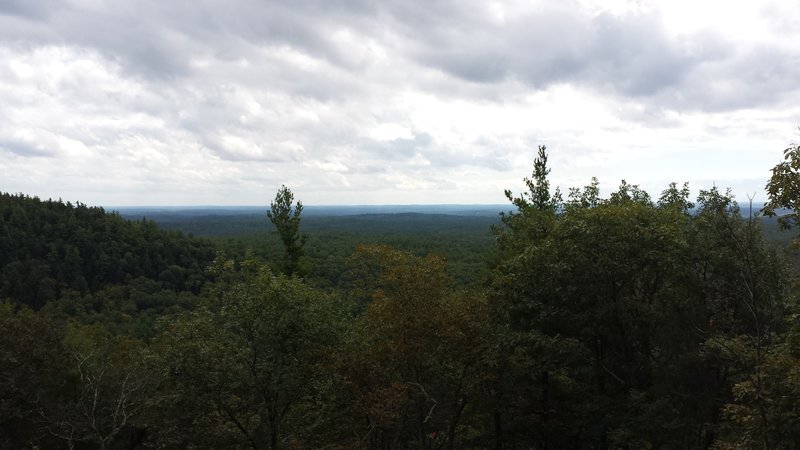 View from end of Middle Mountain Trail