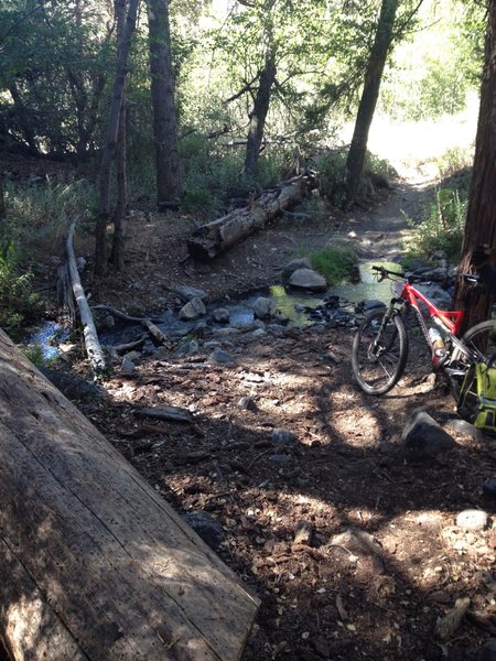 First Creek. Easy ride across. Nice spot to stop for a break.