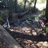 First Creek. Easy ride across. Nice spot to stop for a break.