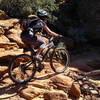 Typical section of trail on Hidden Canyon