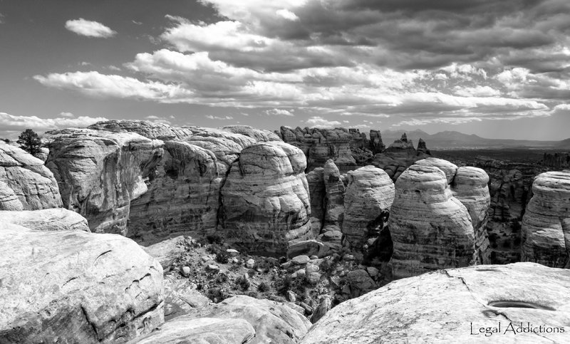 View from the Klondike Bluffs Overlook Trail (Hiking ONLY) but well worth the hike