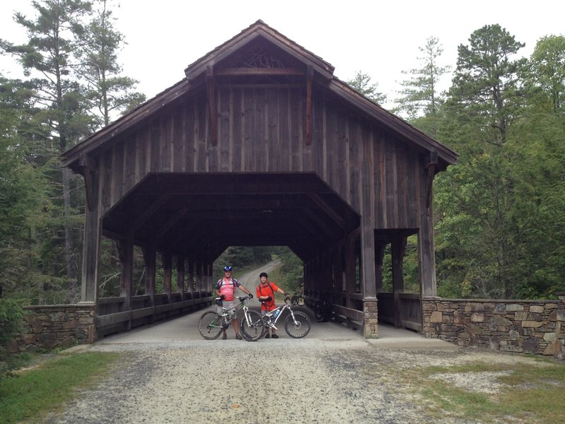 Covered bridge on Buck Forest Rd above High Falls.