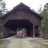 Covered bridge on Buck Forest Rd above High Falls.