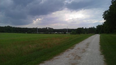 Looking towards the interstate.