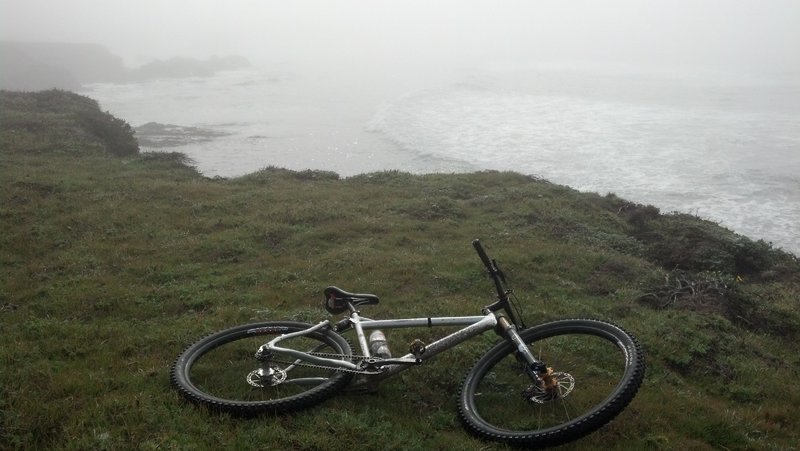 foggy morning on the bluffs