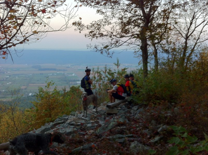 Lookouts don't come much better than this -- Big Valley in all its splendor.