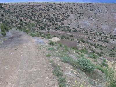 A long, steep climb to camp.  The first of three days on the Kokopelli.