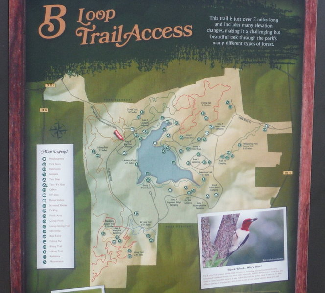 Trailhead map