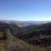 Great views to the south while climbing Figueroa Mountain Road