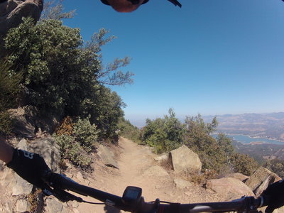 Starting the Tequepis descent.