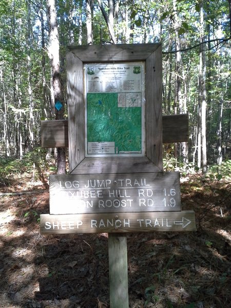 Sheep Ranch and Log Jump Trailhead