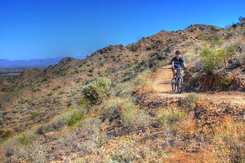 Climbing Dynamite Trail