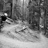 Ripping up the first of many switchbacks along the Ranger Creek Trail.