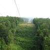 looking north up the power line from the power line lookout along the Sheep Ranch Trail