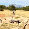 Great views of Twin Sisters and Longs Peak from the top of the Nelson Loop