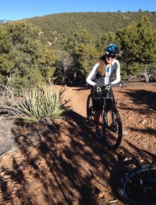 Whew.  Top of the 6-Switchback climb.