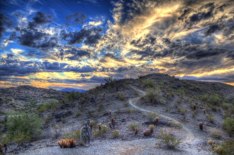 Sunset on Helipad Trail