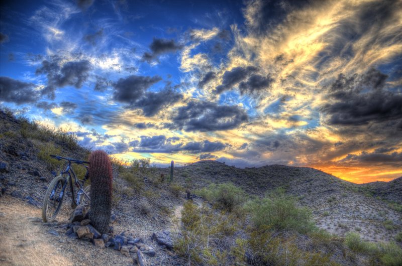 Sunset on Helipad Trail