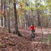 Me(Derrick Davis)riding along on the ravine hugging Sheep Ranch Trail