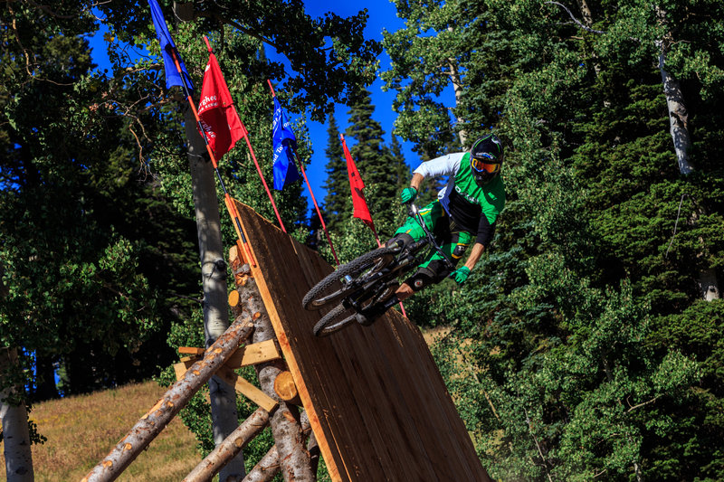 Otter Slide wall ride, photo by Kevin Cass