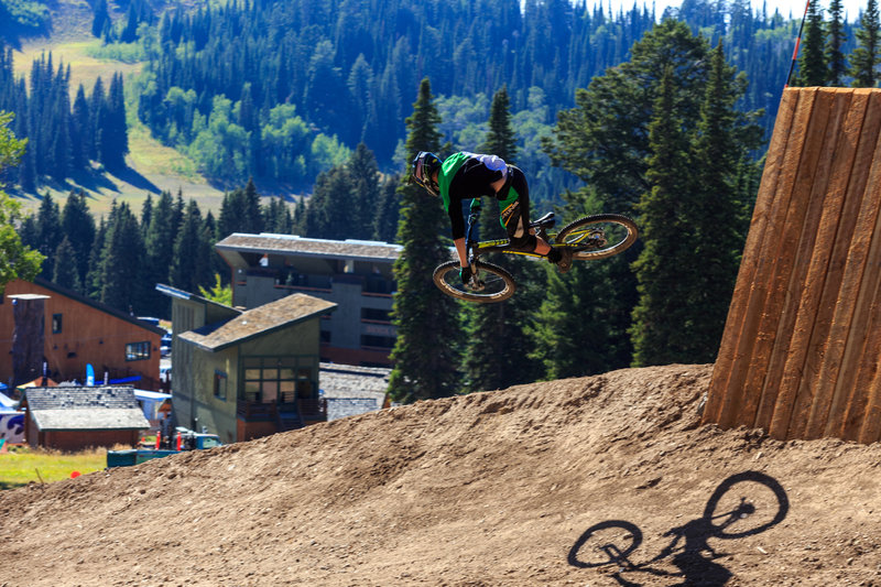 Otter Slide wall ride, photo by Kevin Cass