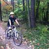 Posing on the trail