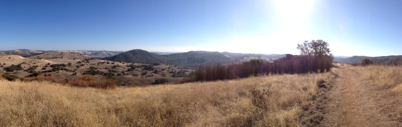 At the top of West Ridge