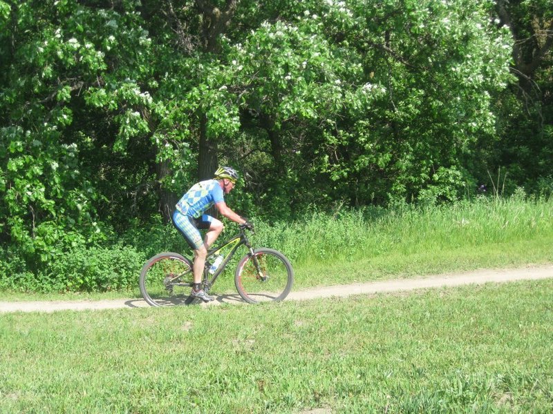 Towards the end of the trail, race day.