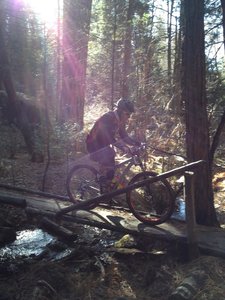 One of several  small bridges.