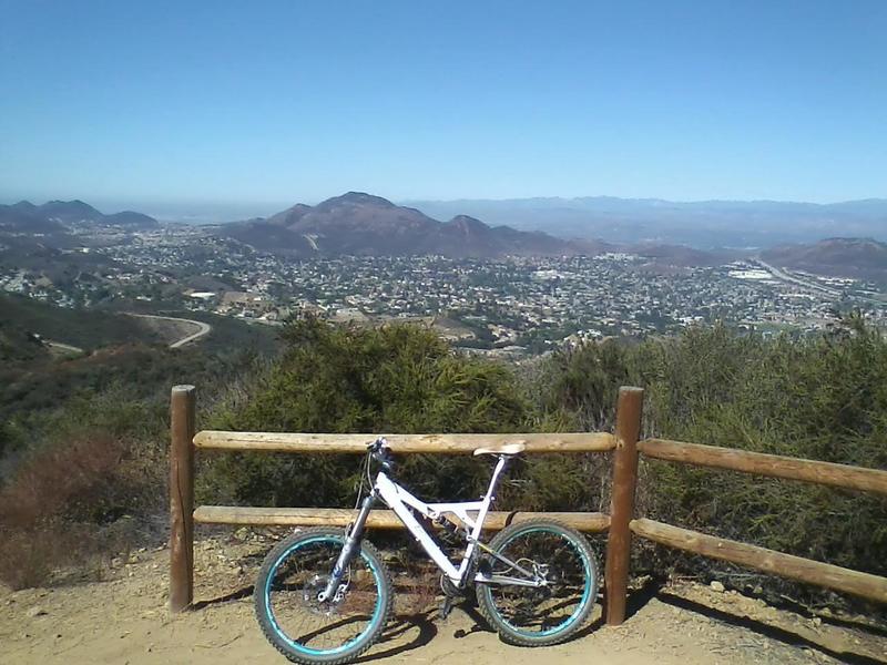 Bench Overlook at the top of Robles.