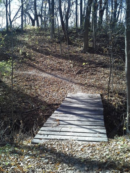 Some of the bridges are very wide.