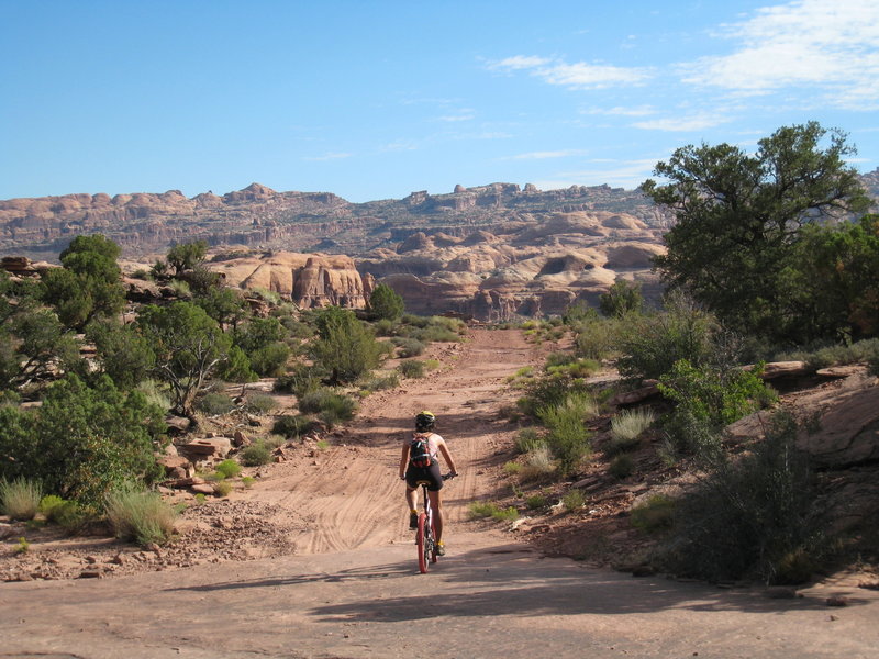 An easy stretch of road.