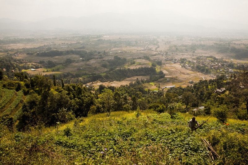 Views across the southern Kathmandu Valley