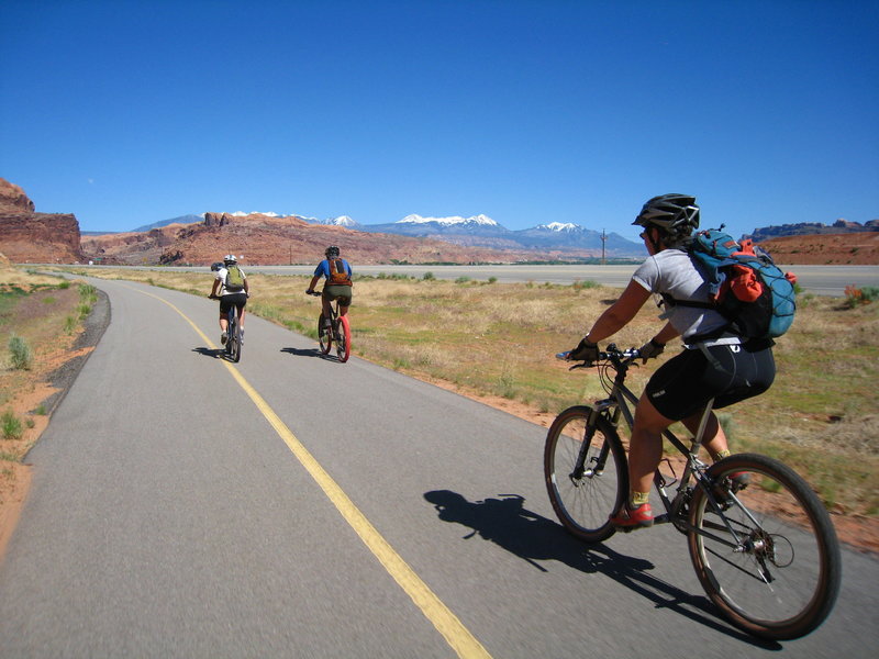 The Moab Canyon pathway.