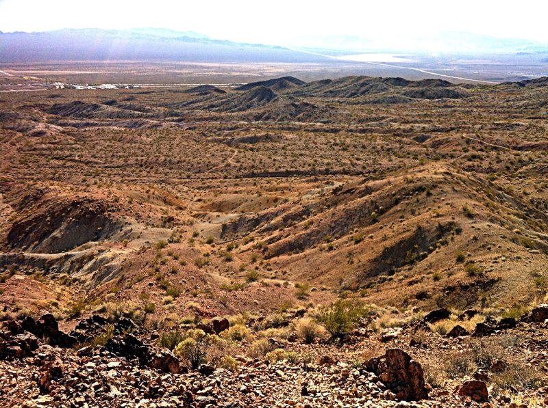 View point at the saddle connecting Mother to West Leg/Girl Scout