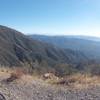 Standing just below Modjeska Peak looking south and east across the meat of the Santa Ana Mountains towards San Diego is Santiago Peak, the highest peak in the Santa Ana's on the far left.