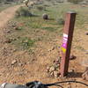 Handy color-coded trail markers with QR scans and elevation profiles!