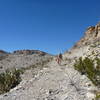 The climb up from the Dome Loop to the Fresno Divide