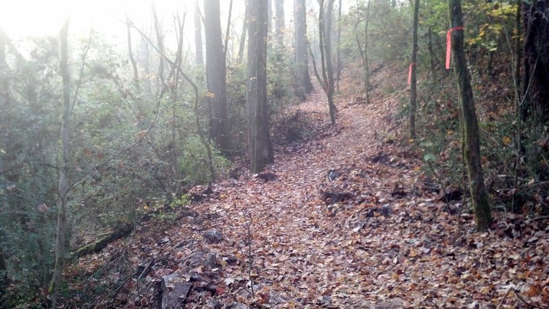 New singletrack: Keyhole Trail.