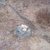 Carn Marking trailhead along the Power Lines Road. This trail can be hard to spot.